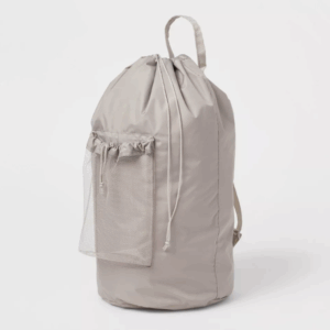 Bolsa de lavandería tipo mochila, gris texturizado - Brightroom