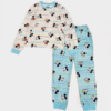 Pijama de 2 piezas de Mickey Mouse para adulto, color blanco Talla L