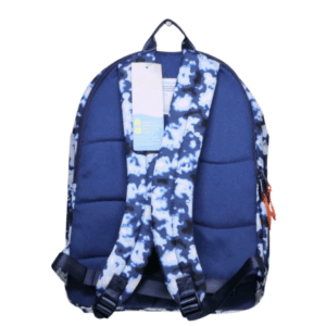 Alternative view of Mochila Logan 17" color azul y blanco teñido - Ecotech