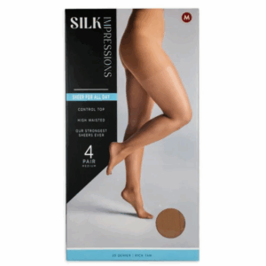 Alternative view of Paquete de medias para mujer Talla M traslucidas - Silk Impressions