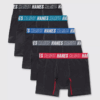 Paquete de 5 boxers para niños talla XL 16/18 - Hanes