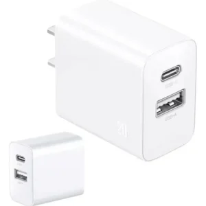 Cabezal de Cargador Doble Entrada Tipo C y USB 20w - AEK Cyber