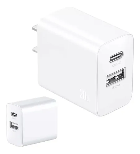 Cabezal de Cargador Doble Entrada Tipo C y USB 20w - AEK Cyber