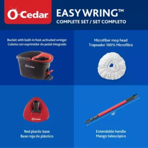 Alternative view of Sistema de trapeador y cubo giratorio - O-Cedar EasyWring