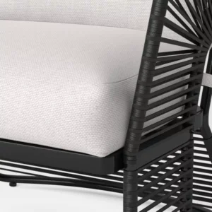 Alternative view of Silla de patio modelo Mackworth color negro marca Threshold