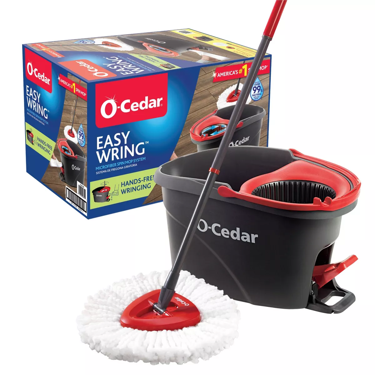 Sistema de trapeador y cubo giratorio - O-Cedar EasyWring