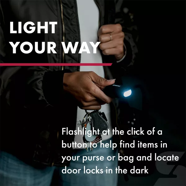 Alarma personal 2 en 1 con luz marca Sabre - Imagen 4