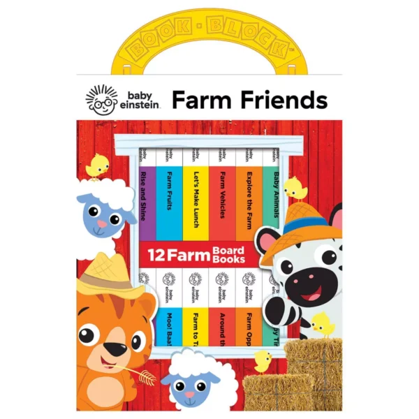 Juego de 12 libros de animales para bebés marca Baby Einstein