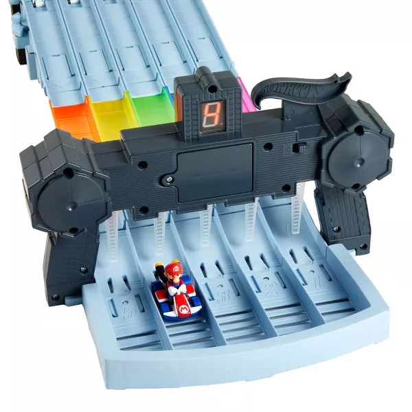 Pista de carreras Rainbow Road de Hot Wheels Nintendo Mario Kart - Imagen 4
