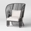 Silla de patio modelo Mackworth color negro marca Threshold