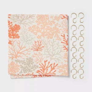 Alternative view of Juego de cortina para baño (13 piezas) marca Threshold