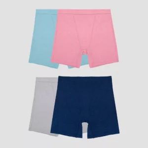 Paquete de 4 calzones para dama talla 7/L marca Fruit of the Loom