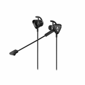 Auriculares para videojuegos con conector de 3,5 mm, color negro