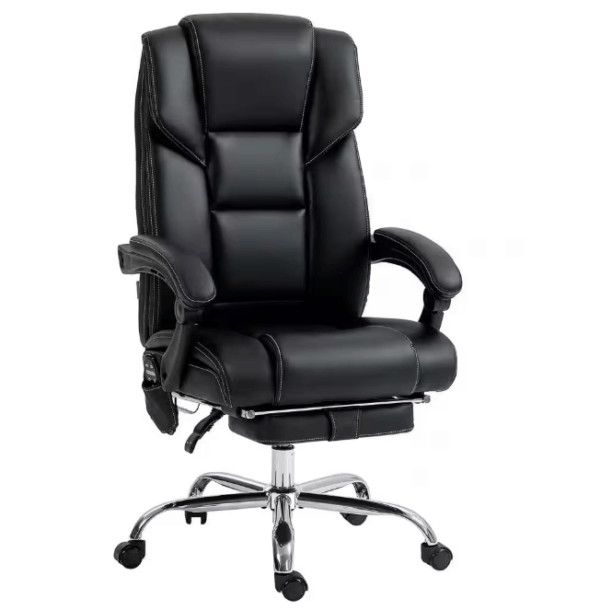 Silla de oficina con masaje vibratorio con reposapiés - Vibration