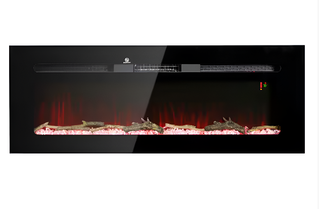 Chimenea eléctrica de 50 pulgadas para pared - HOMCOM