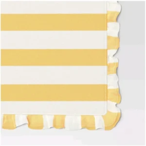 Alternative view of Camino de mesa de rayas amarillas - Threshold