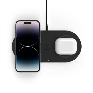 Alternative view of Cargador inalambrico dual de 10 W marca Belkin