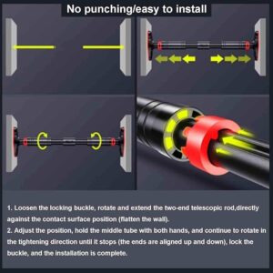 Alternative view of Barra de ejercicio para dominadas