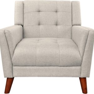 Sillón color Beige estilo moderno de 33 pulgadas