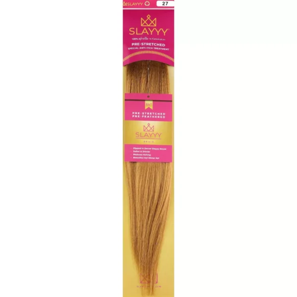 Extension para el cabello color nuez con trenzas de 54 in - Slayyy