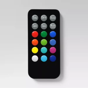 Alternative view of Paquete de 3 velas de pilar LED sin llama con control remoto - Threshold