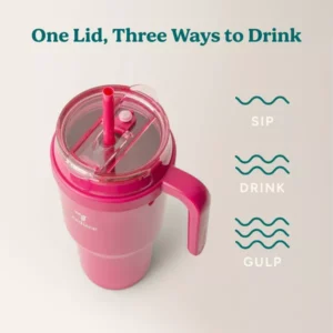 Alternative view of Termo de acero inoxidable con aislamiento al vacío de 40 oz - Reduce