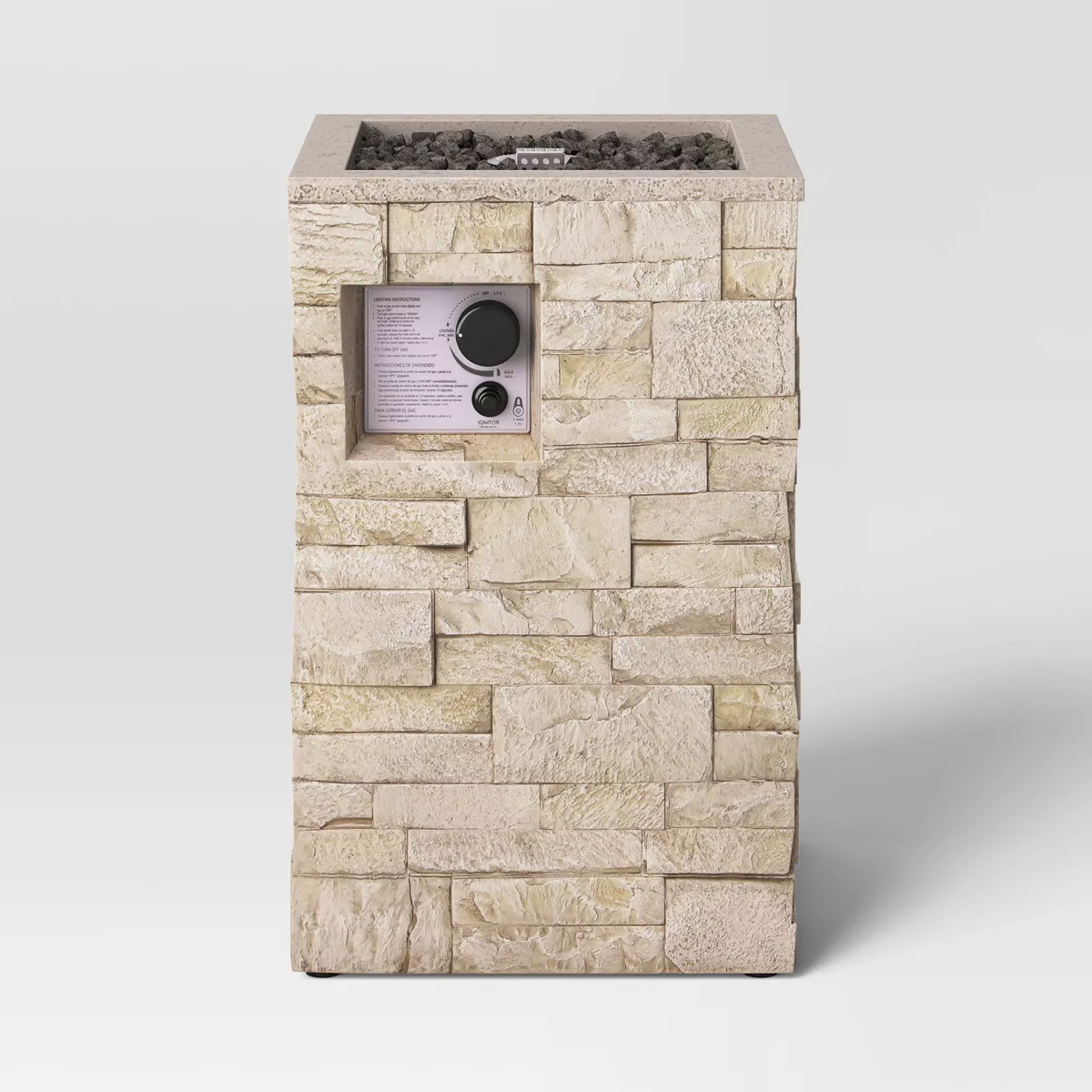 Chimenea de gas de 16" de alto marca Threshold