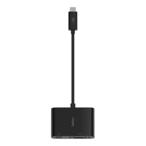 Alternative view of Adaptador USB-C a VGA conexión macho a hembra de Belkin