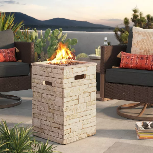 Chimenea de gas de 16" de alto marca Threshold - Imagen 5