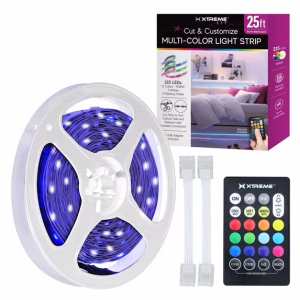 Tiras de Luz LED personalizables de 25 Pies marca Xtreme