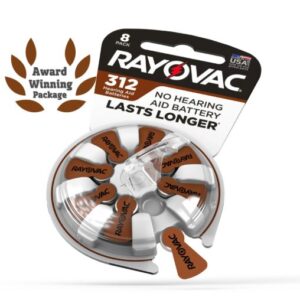 Paquete de 36 baterías tamaño 312 - Marca Rayovac
