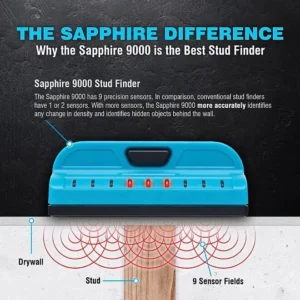 Alternative view of Buscador de pernos profesional 9000, 9 sensores y LED - Sapphire