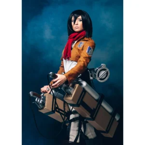 Alternative view of Disfraz de Mikasa del anime Atack on Titan Talla XL para mujer