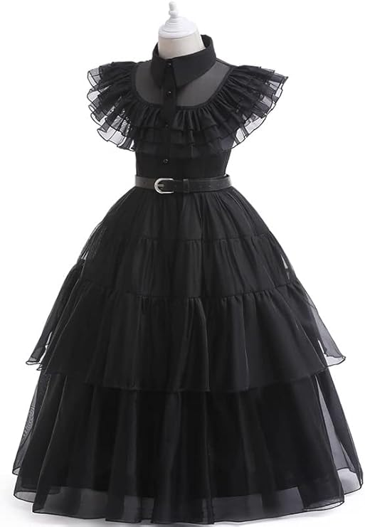 Disfraz de 6pzas de merlina talla 10-12 para niña -EOILFM - Imagen 6