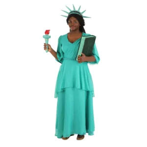 Alternative view of Disfraz de Estatua de la Libertad para mujer talla M -FUN Costumes