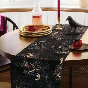 Camino de mesa con estilo Oscuro 14IN X 72IN Threshold