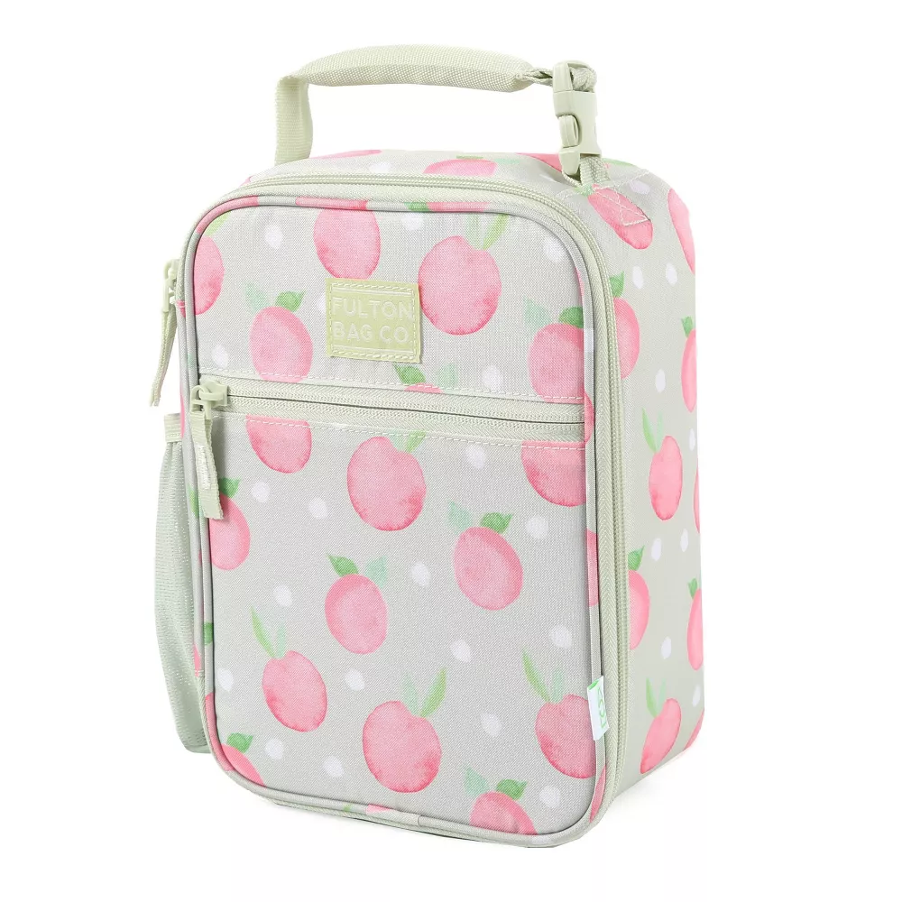 Bolsa tipo lonchera vertical con diseño de duraznos -Fulton Bag Co. - Imagen 8