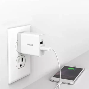 Alternative view of Cargador de pared Anker PowerPort de 2 puertos y 24 W