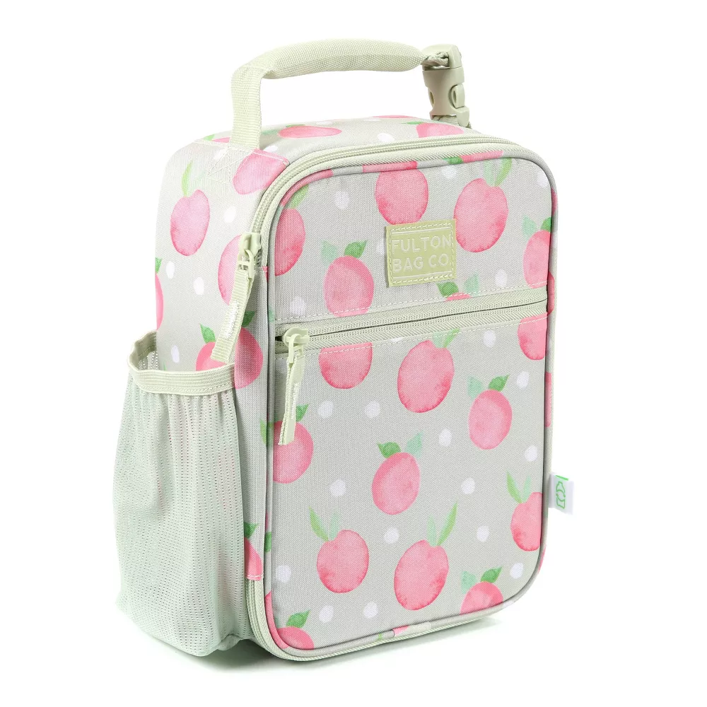 Bolsa tipo lonchera vertical con diseño de duraznos -Fulton Bag Co. - Imagen 7