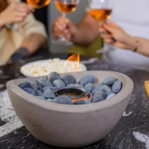 Alternative view of Chimenea de sobremesa de 5" con forma de cuenco - Solo Stove Wave