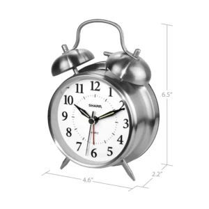 Alternative view of Despertador Analógico de doble campana marca SHARP