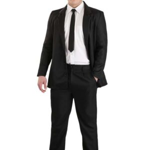 Disfraz de traje negro estilo Blue Brothers de Saturday Night Live para hombre L
