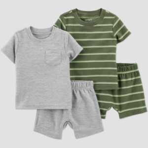 Conjunto de ropa para niño de 4 piezas talla 9 meses - Carter's