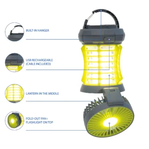 Alternative view of Ventilador 2 en 1 con Luz LED de la marca Ozark Trail