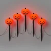 Juego de 5 luces LED naranjas estilo calabazas para Halloween - Hyde & EEK! Boutique