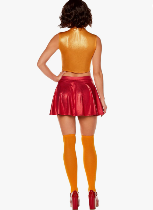 Disfraz de Velma de Scooby Doo para mujer Talla XL - Imagen 2