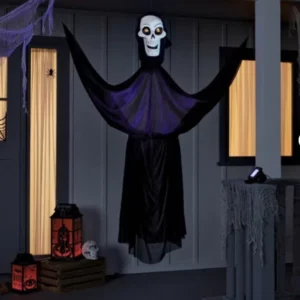 Decoración para Halloween de Fantasma / Ghoul Negro de 65 pulgadas - Hyde & EEK!