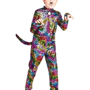 Disfraz de gato colorido para niños talla L 10-12 - Hyde and Eek !