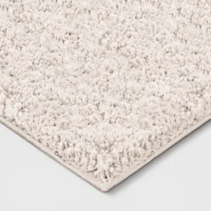Alternative view of Alfombra color blanca de 4'x5'6" - Room Essentials