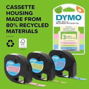 Alternative view of Paquete de 3 cartuchos de cinta adhesiva para etiquetadora LetraTag - Marca DYMO